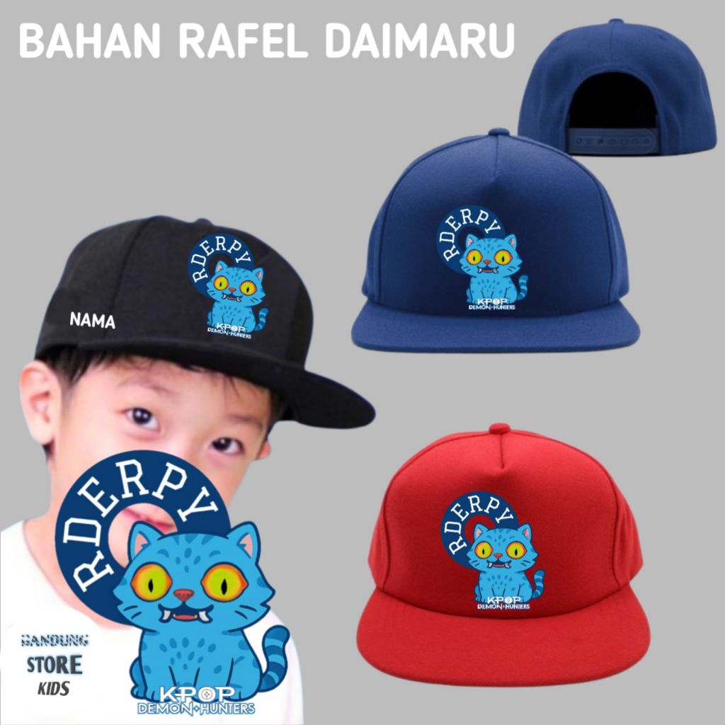Derpy Topi Snapback anak Derpy Kpop Demon Hunter