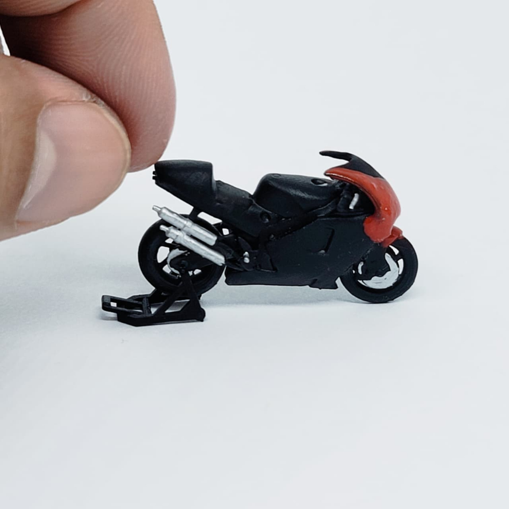 Miniature motor NSR 500cc skala 1/64 diorama diecast
