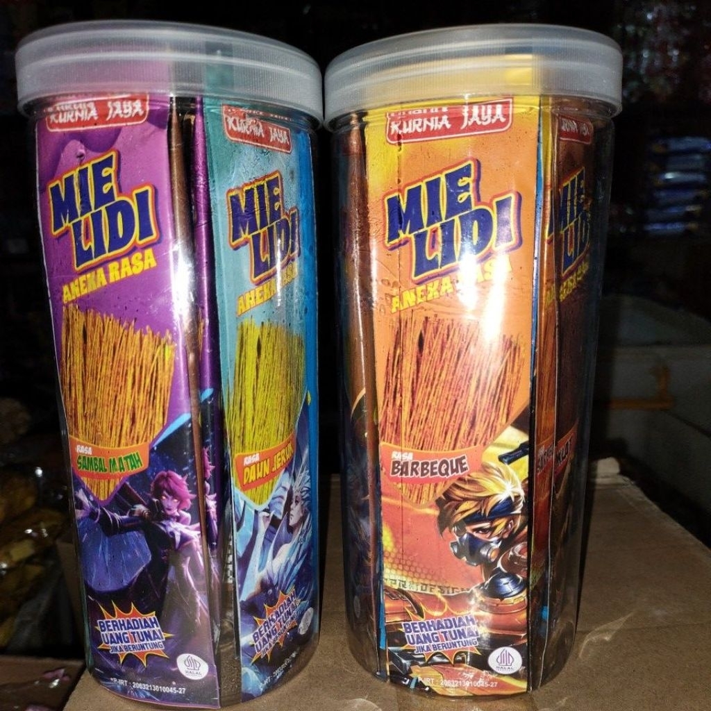 

Super Mie Lidi Viral Snak mi lidi Aneka rasa Berhadiah Uang JIKA BERUNTUNG