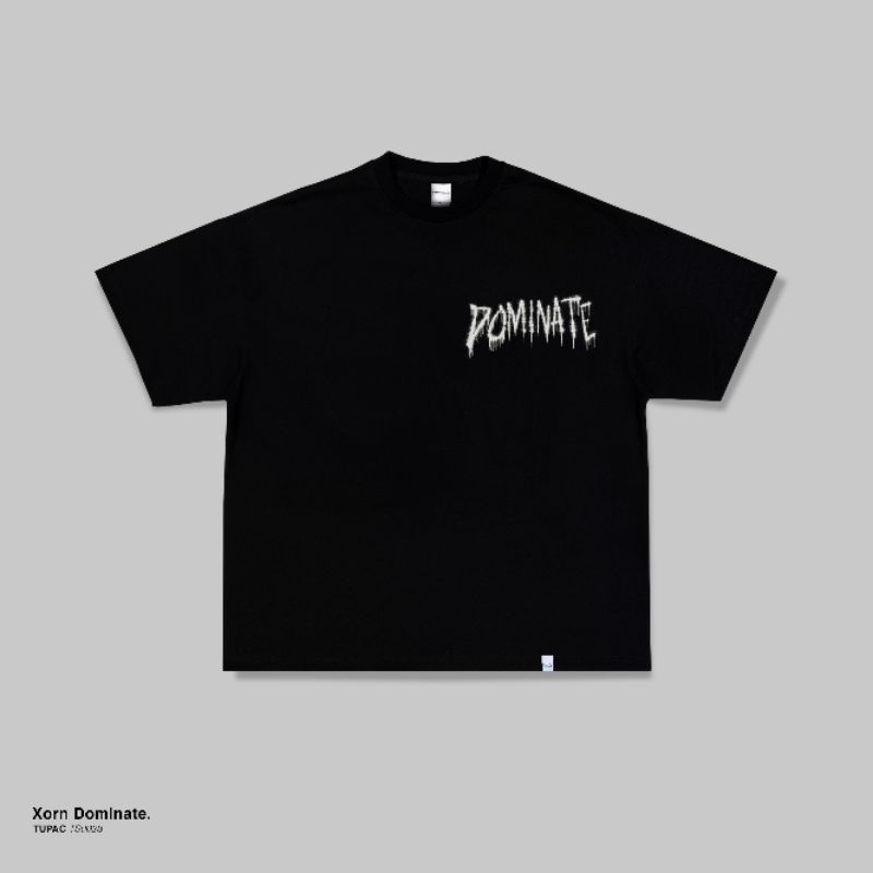 T-Shirt Tupac Oversize Black Xorn Dominate