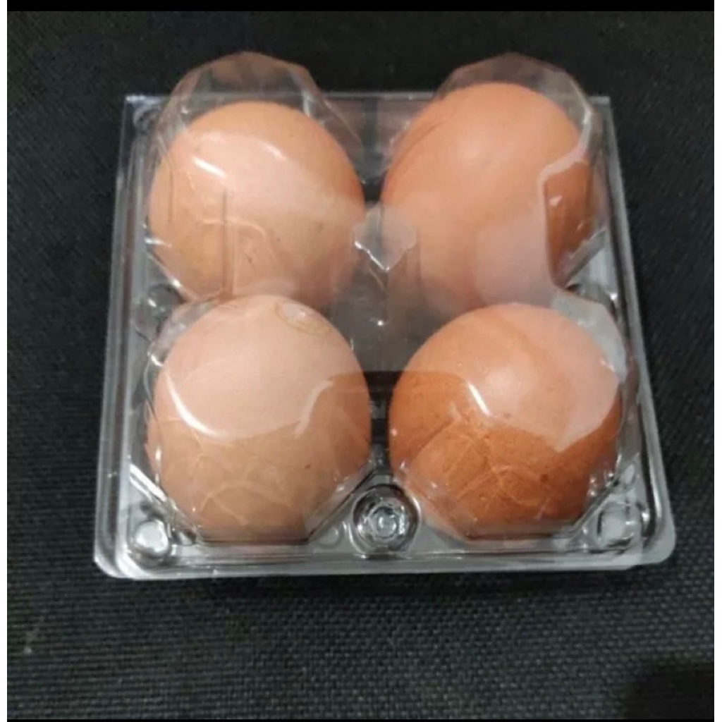 Mika telur ayam/bebek isi 4butir ada perekat
