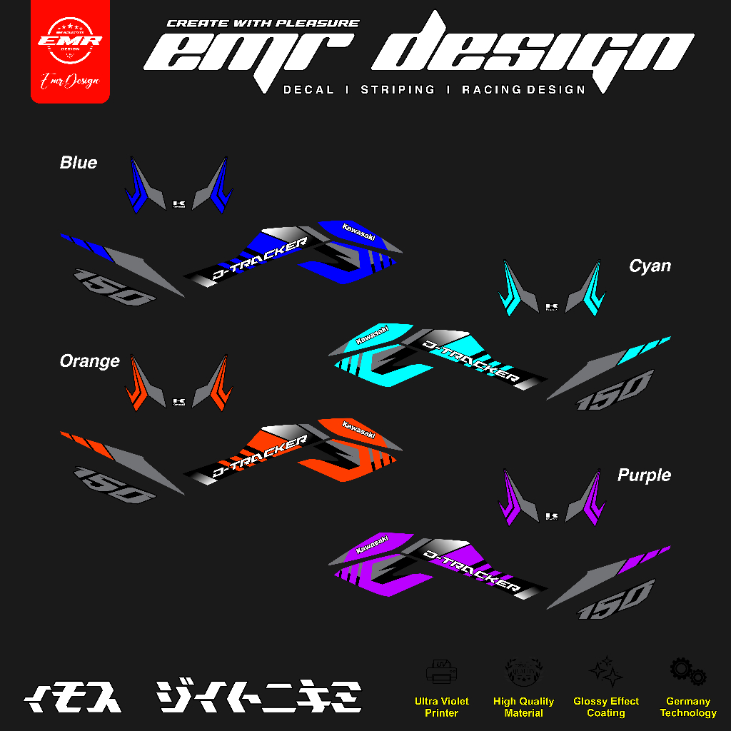 Striping Dtracker 150 All New DTracker Supermoto
