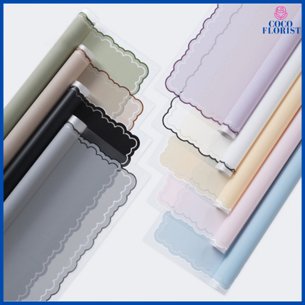 

PACK 20 Kertas Buket List Cloud Frame Transparan / Kertas Buket Bunga Cellophane Florist Kertas Kado KB6180