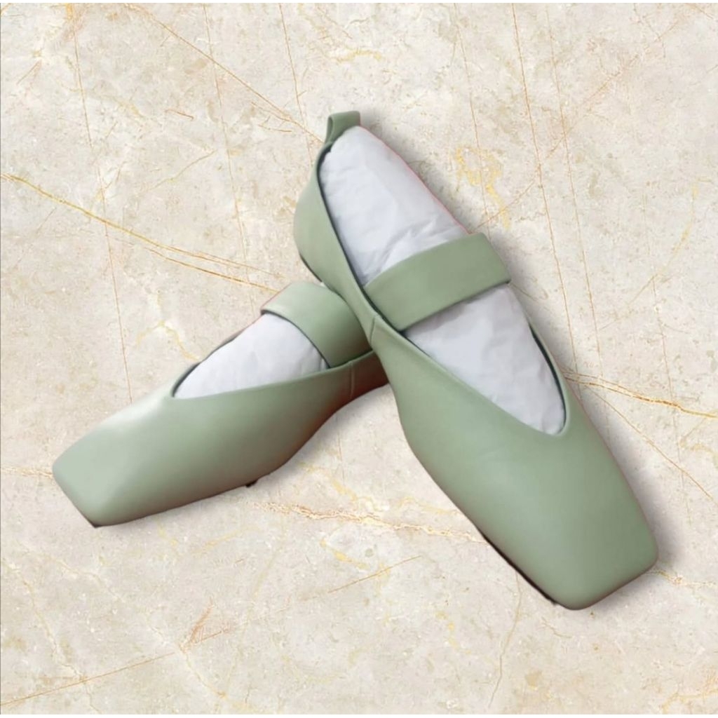 (PL) Tony Bianco Hawai jane flats in peppermint nappa leather