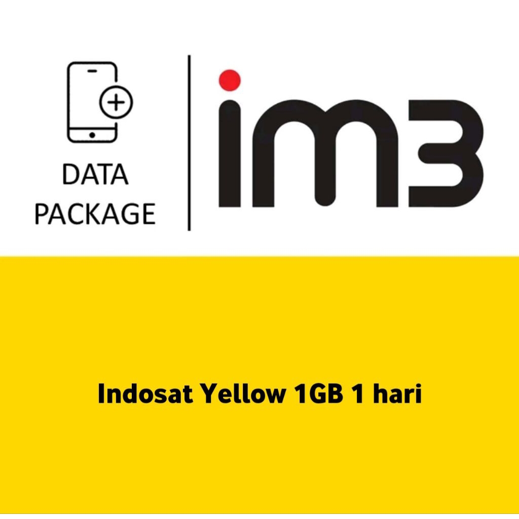 Paket Data Yellow 1GB 1 Hari - Proses Instan