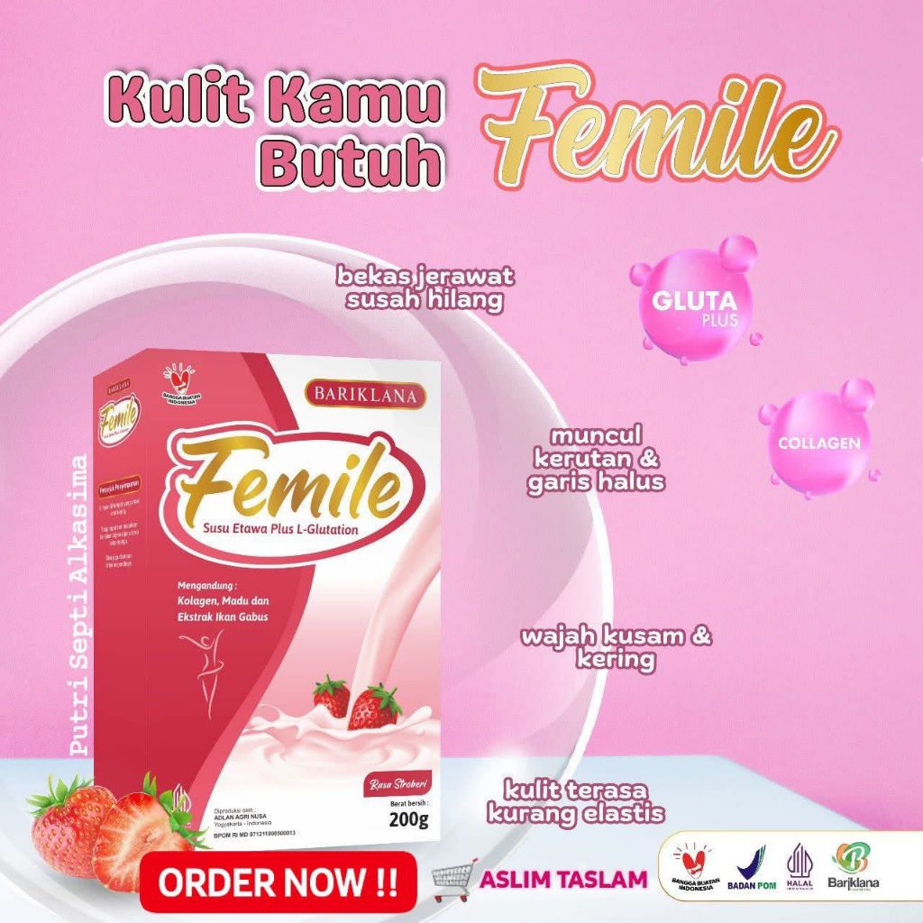 

FEMILE Susu Etawa Plus L-Glutation