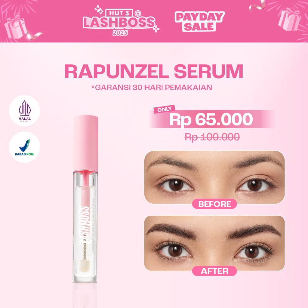 LashBoss Rapunzel Serum for Eyelash and Brow Serum
