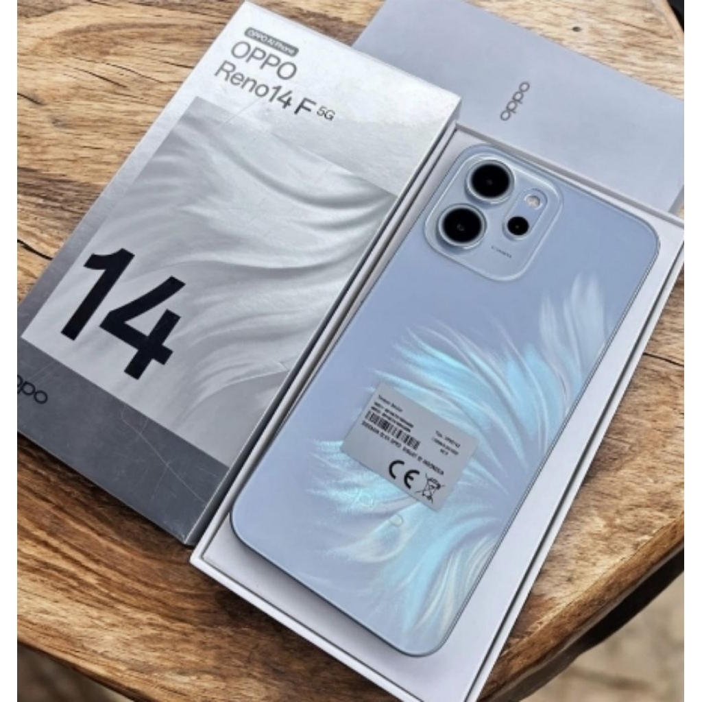 oppo reno 14f versi ram 12 dan ram 8 256gb hp second lengkap resmi siap pakai