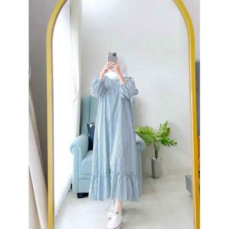 Tunik Muslimah Mewah Simple Atasan Wanita Cewek Modis Model Korea Baju Wanita Keren Cool Style Styli