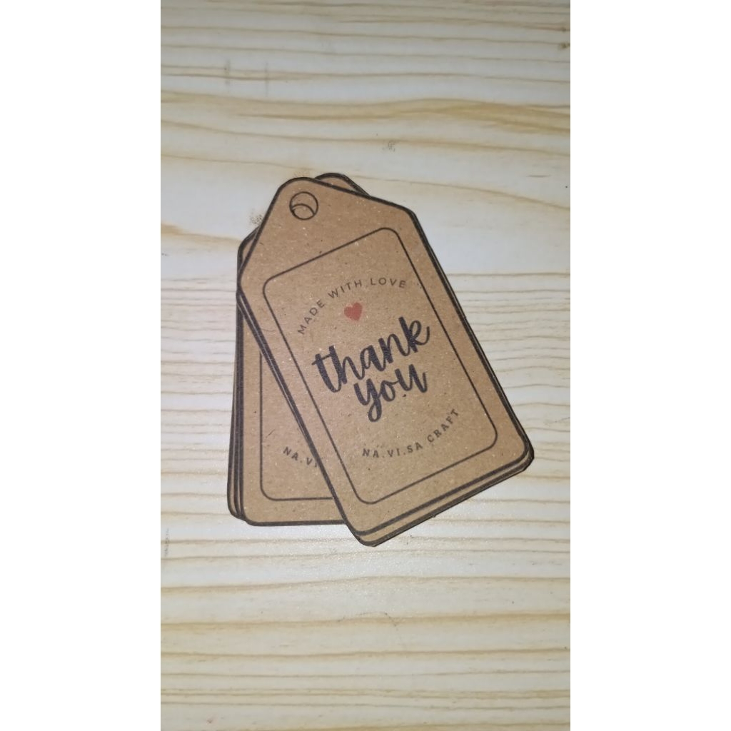 

hang tag label thank you