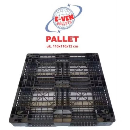 

palet plastik ukuran 110x110x12 cm
