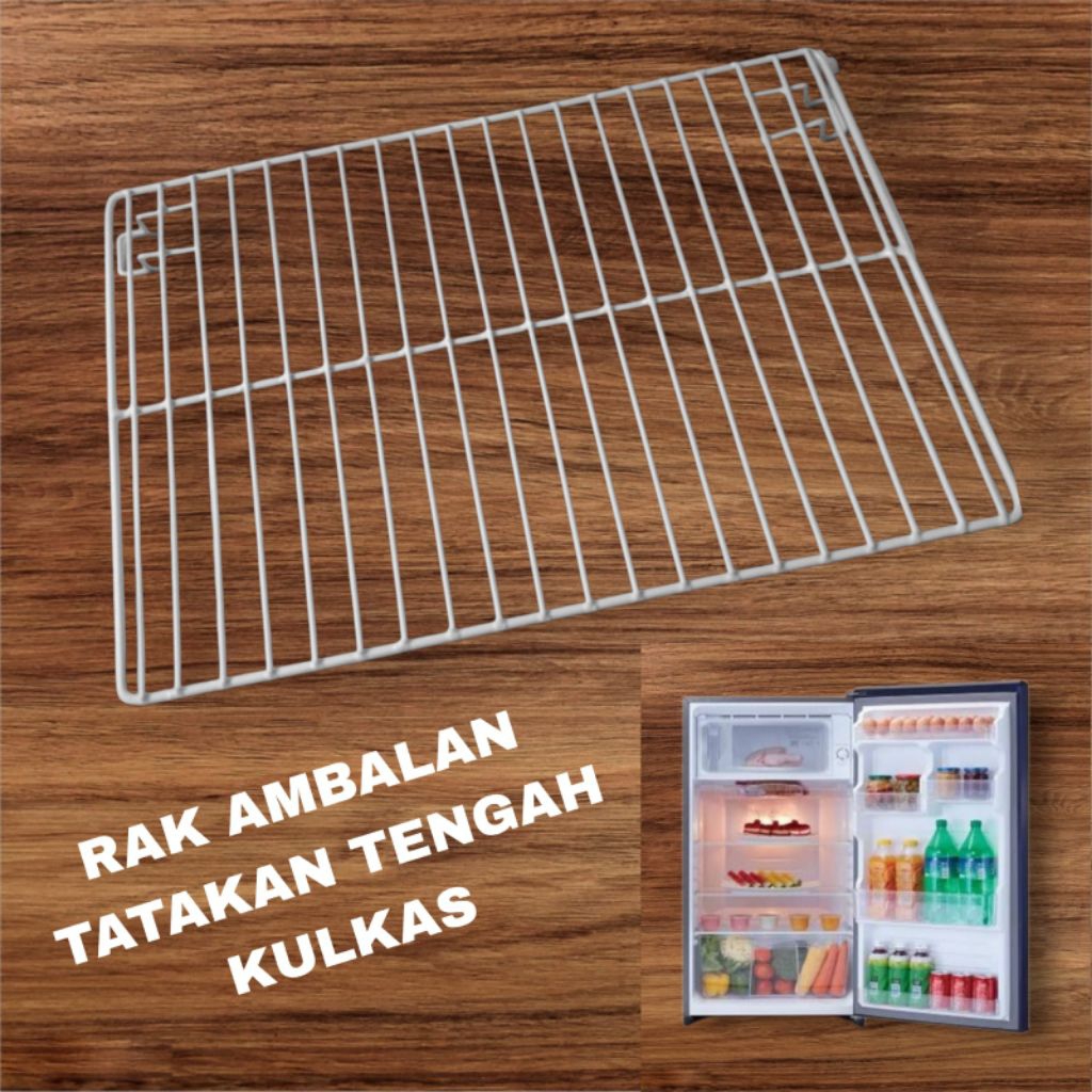 Rak Tengah Kulkas Besi Rak Ambalan Kulkas Untuk Kulkas Polytron