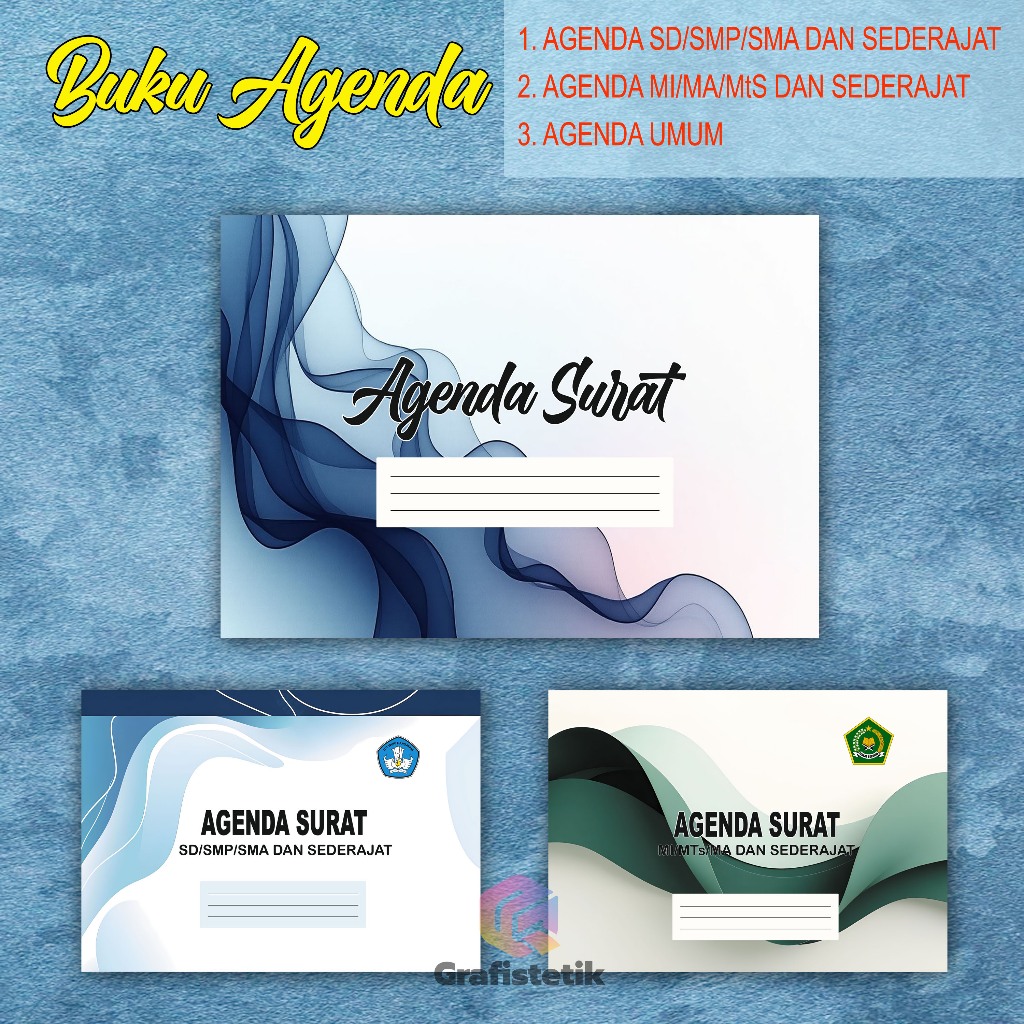 

BUKU AGENDA SURAT BY GRAFISTETIK