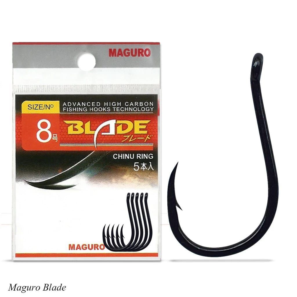 Kail Pancing Maguro Blade Chinu Ring | Kail Tajam Anti Karat | Pilihan Ukuran No.1 - No.8 | Isi 5-11