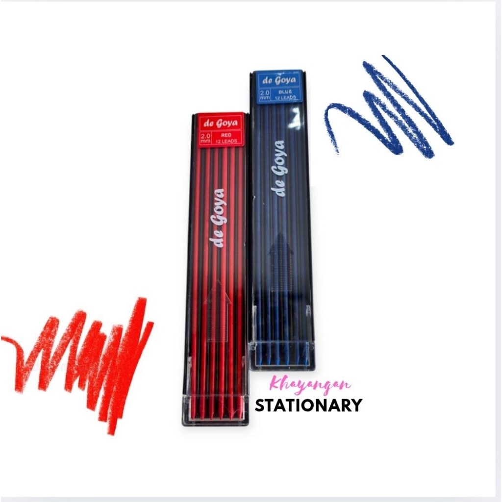 

Isi Pensil Mekanik Warna - de Goya Refill Lead 2.0 mm