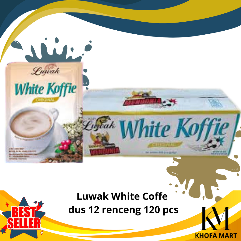 

Luwak White Coffee | 1 Dus Isi 12 Renceng (120 Sachet) | Khofa Mart