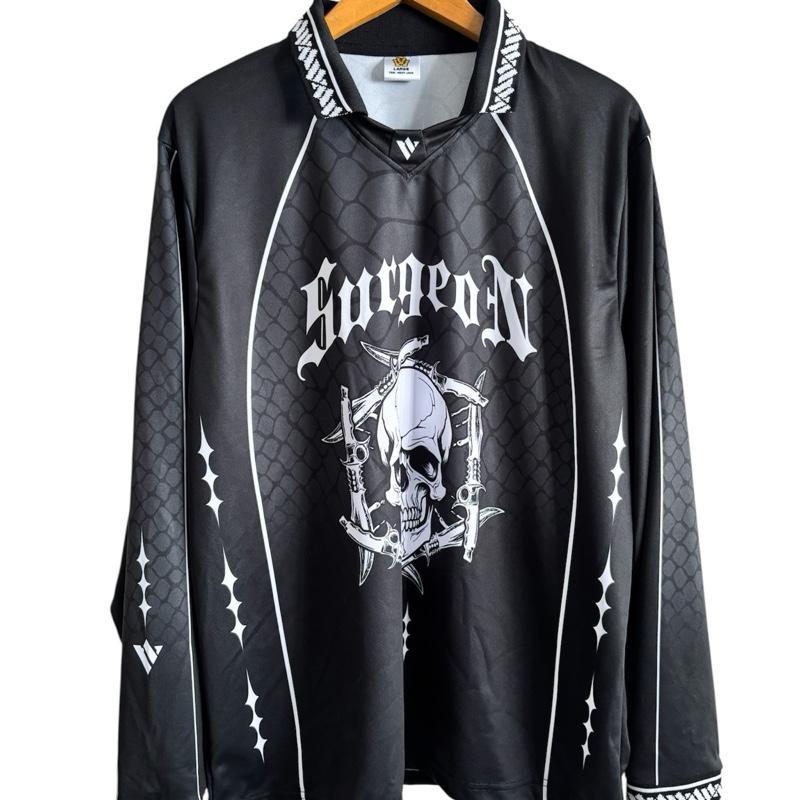 Culture Project x Verward Universe | Jersey VERWARD SURGEON vol 3 tangan panjang BLACK | Jersey Over