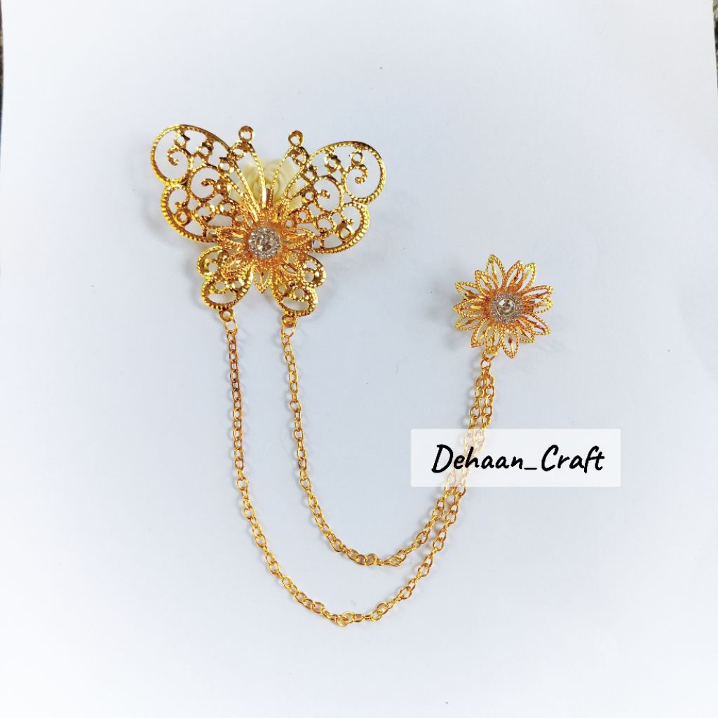 Bros Kebaya Kupu Kupu, Bros kebaya Janggan, Bros Kebaya Handmade