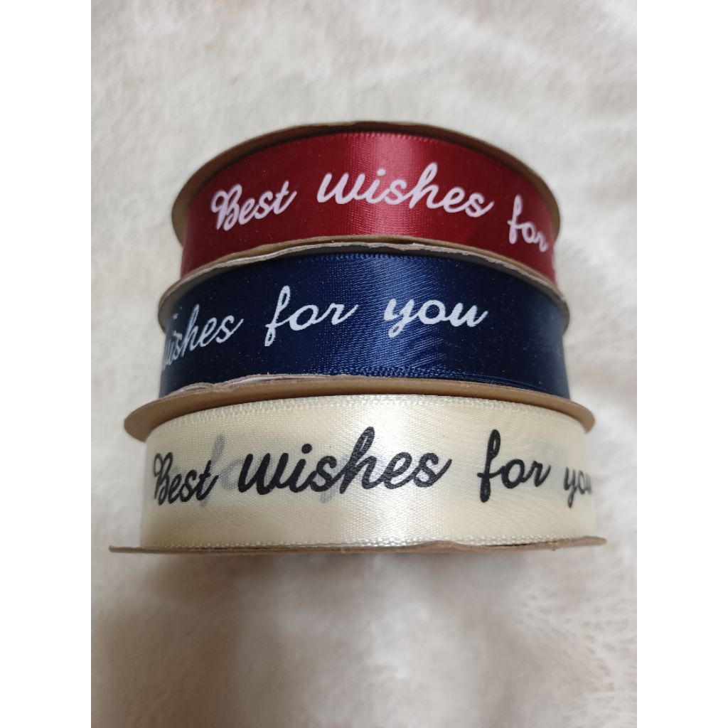 

Pita satin motif 2,5 cm for you rol 10 yard