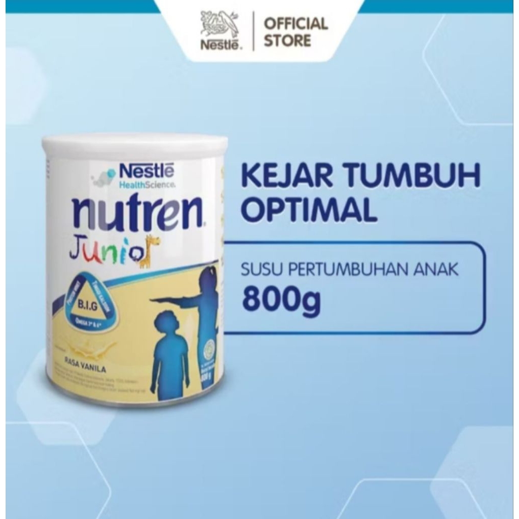 

Nutren Junior 800gr rasa Vanila expired juli 2026