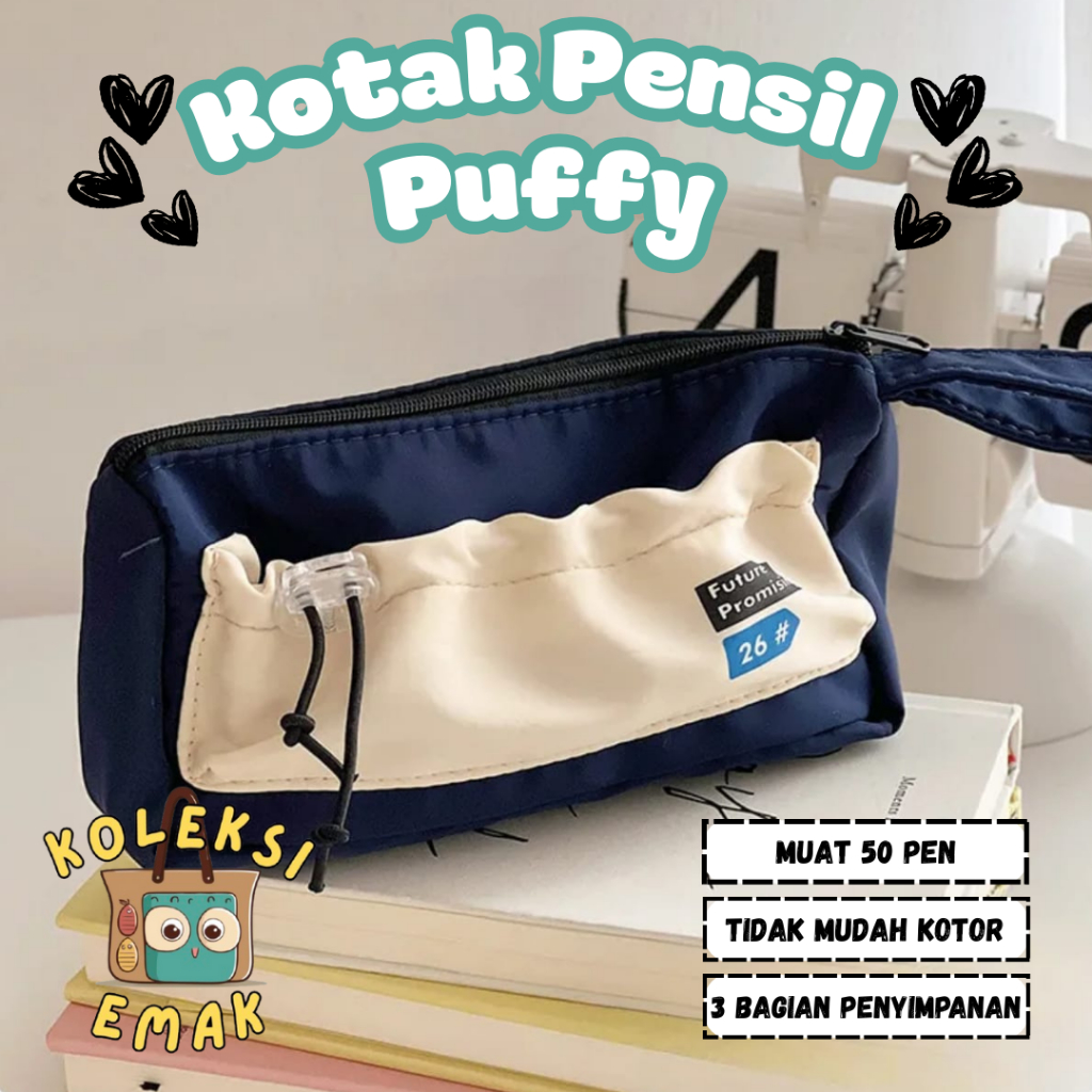 

Kotak Pensil Simple Estetik Bahan Premium Kapasitas Besar Serbaguna Multifungsi Stationery Bag [SB-4]