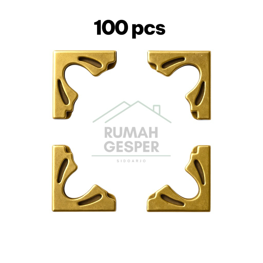 (100 PCS) SIKU KUPU SIKU KEMBANG SIKU BUKU YASIN BUKU WISUDA SKRIPSI SUDUT EMAS GOLD