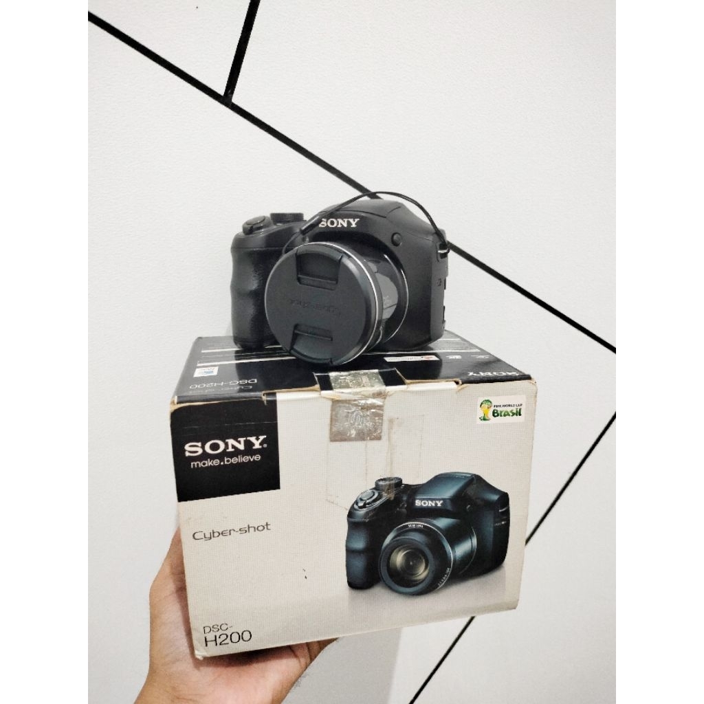 KAMERA SONY H200 FULLSET BOX TERMURAH