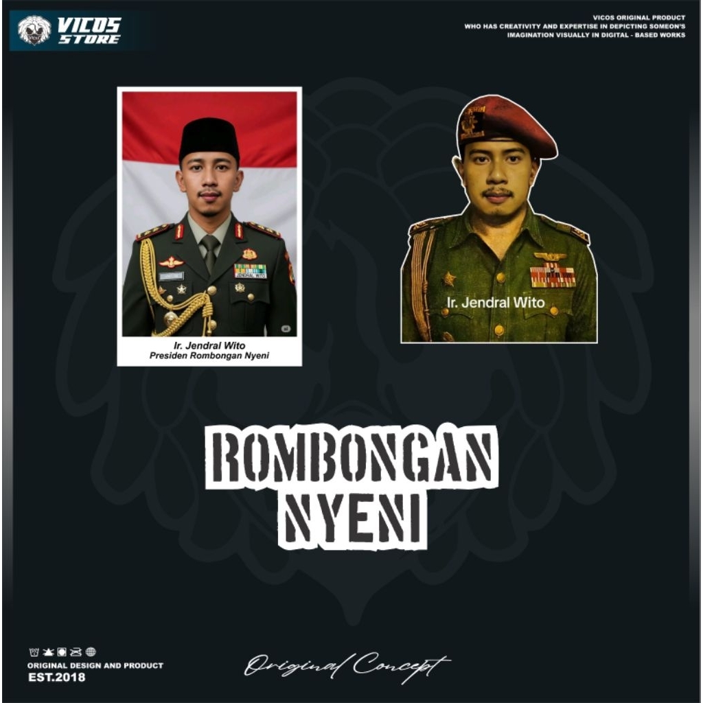STIKER JENDRAL WITO ROMBONGAN NYENI
