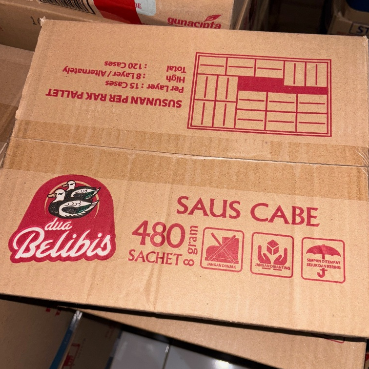 

Saus Cabe Dua Belibis Stick 8gr (1 Karton)