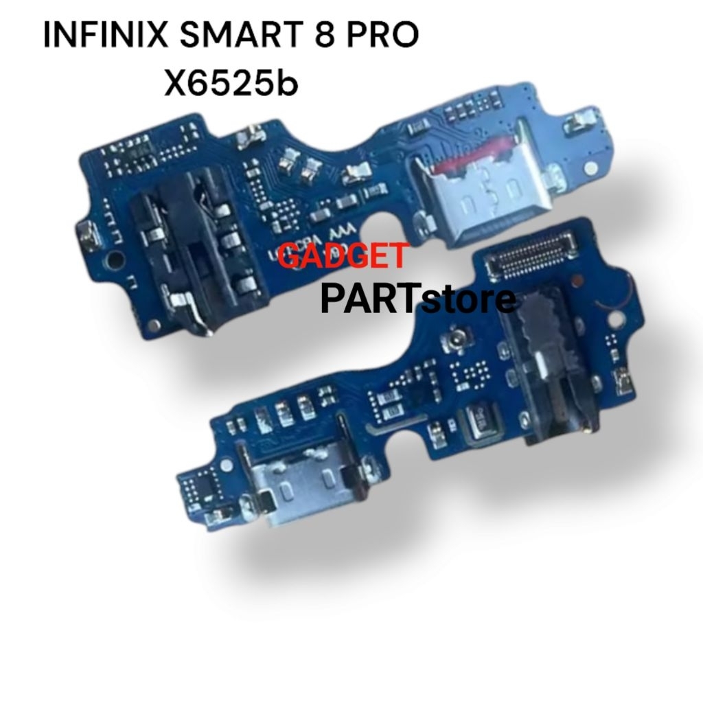 PAPAN CAS INFINIX SMART 8 PRO X6525B PAPAN KONEKTOR CAS CON CHARGER INFINIX SMART 8 PRO X6525B ORIGI