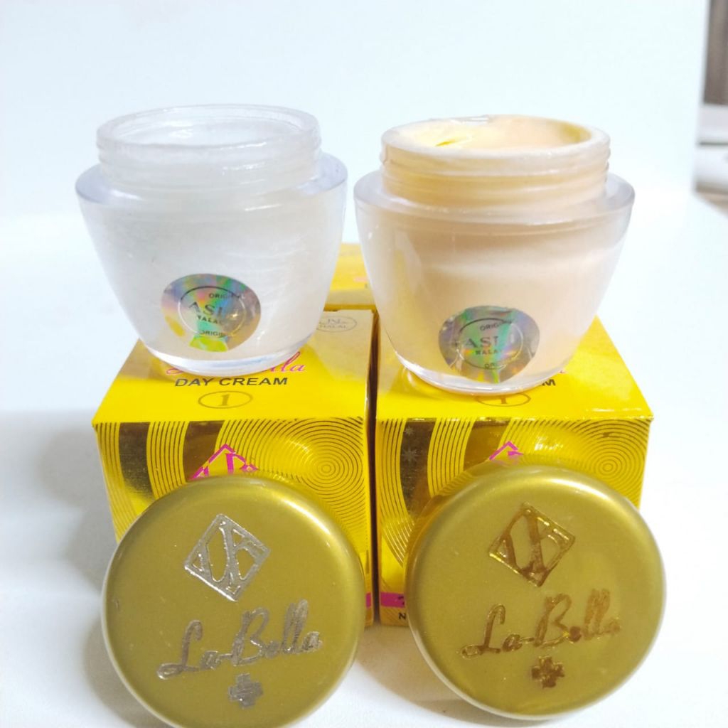 2in1 Cream Labella Siang & Malam Pelembab Wajah Asli