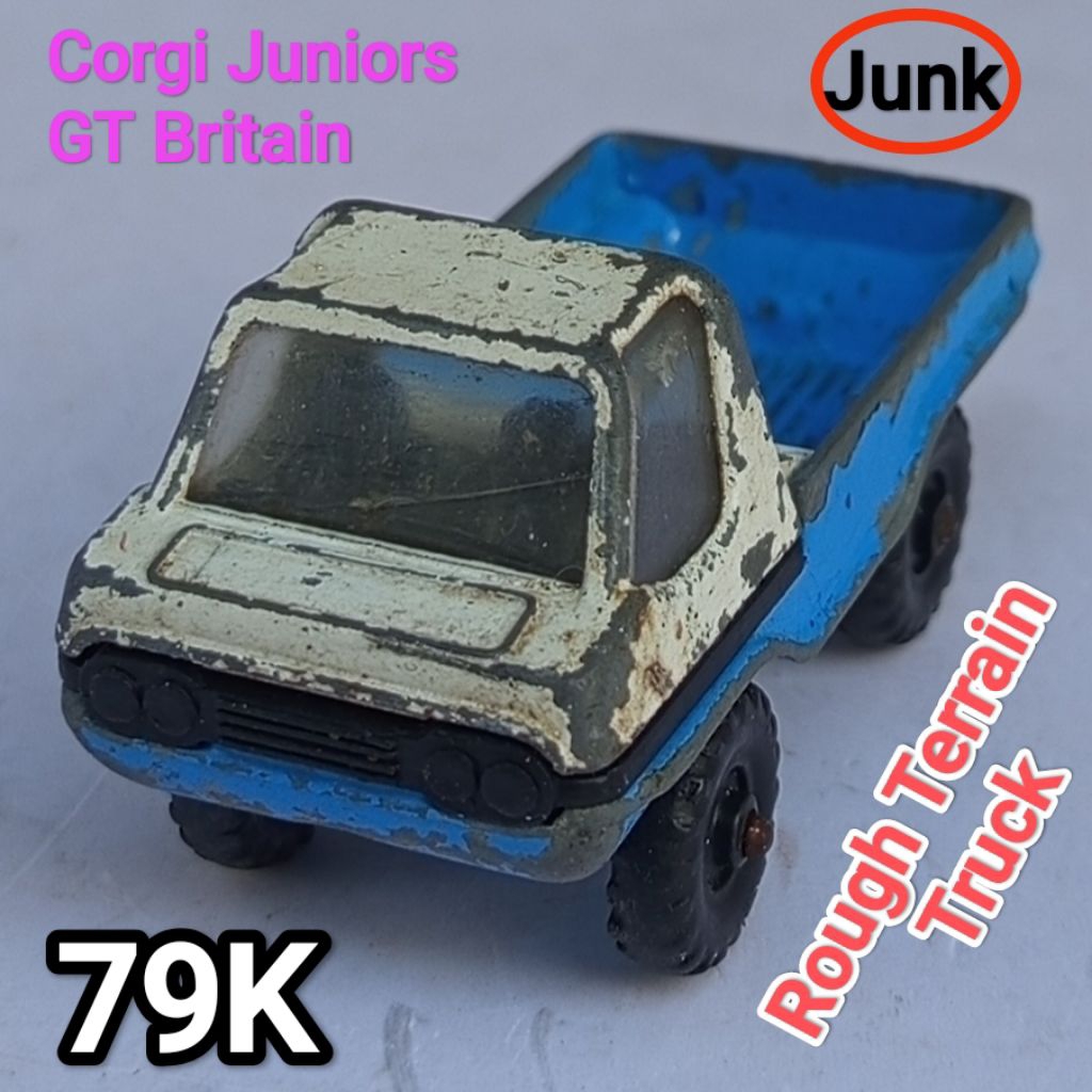 Diecast Vintage Corgi Junior GT Britain Rough Terrain Truck Loose Junk