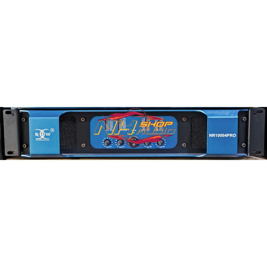 Power RDW NR10004PRO 4 chanel Class H 1000x4 Power Amplifier RDW nr10004pro / Nr 10004 pro / NR 1000