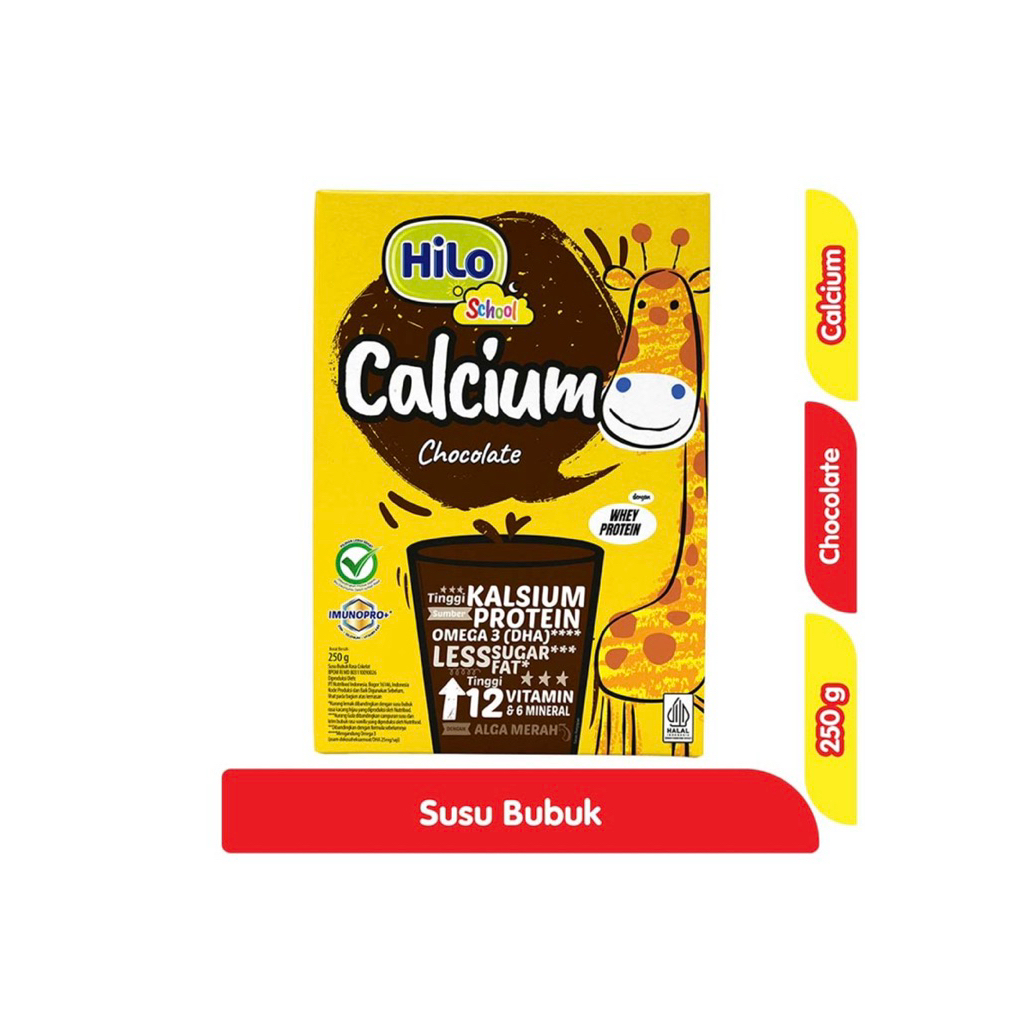 

Hilo School Cokelat Susu Bubuk Tinggi Kalsium 250 gram