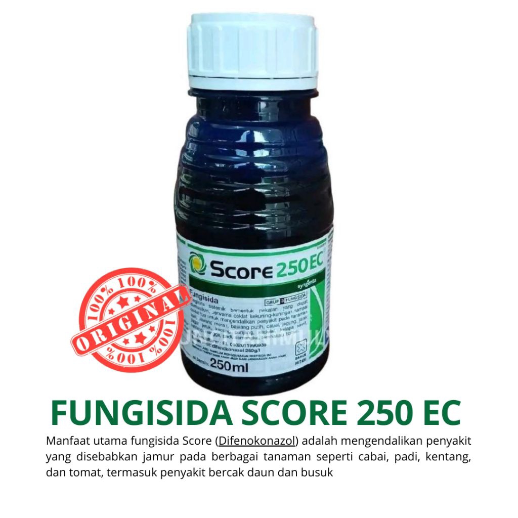 Fungisida Score 250 EC Obat Penyakit Tanaman Padi (250 ml)