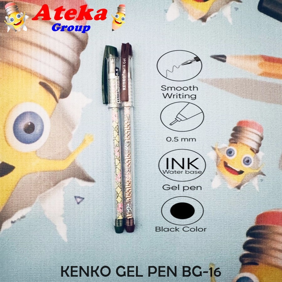 

[1 PCS] KENKO GEL PEN BG-16 BATIK PEN MOTIF BATIK