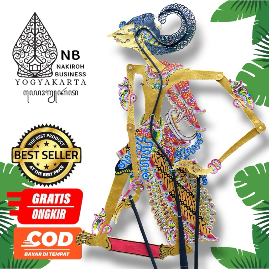 NAKIROHBUSINESS Wayang Kulit Alusan WISANGGENI Rapek Standar Dalang