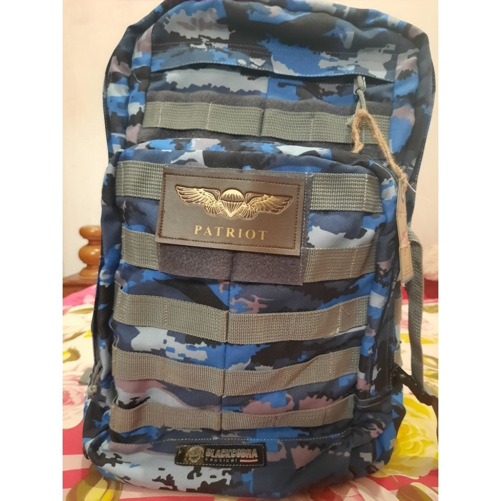 Tas Punggung TNI tebal/ Tas backpack Tentara/ Tas backpack TNI/ backpack loreng/ tas loreng biru/ ta