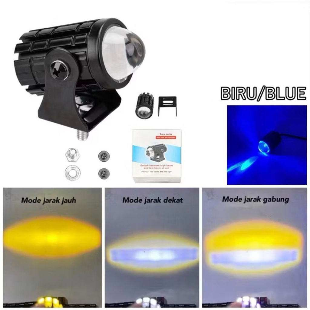 Lampu tembak mini d2 laser/lampu sorot d2 laser devil eye dc 12Volt super terang