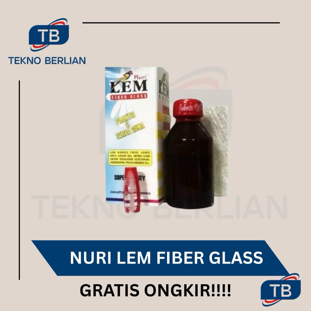 NURI Lem Fiber Glass Lem Tangki Toren Bak Mandi Bocor Plastik