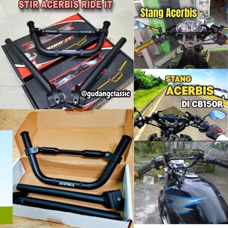 Stang Stir Acerbis Hitam RX KING cb gl mp tiger-stang acerbis RX KING