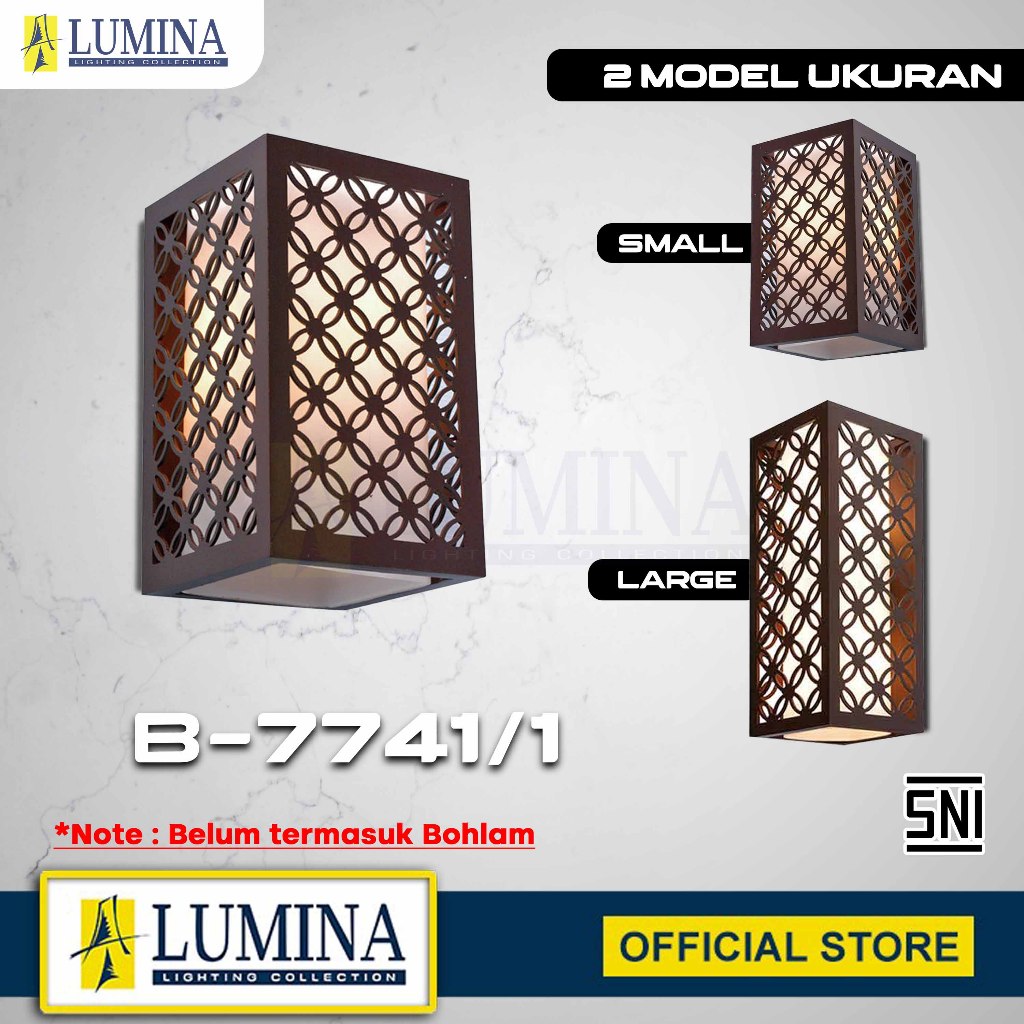 Lampu Dinding Lumina Motif Geometris Minimalis Model B-7741 - Lumina