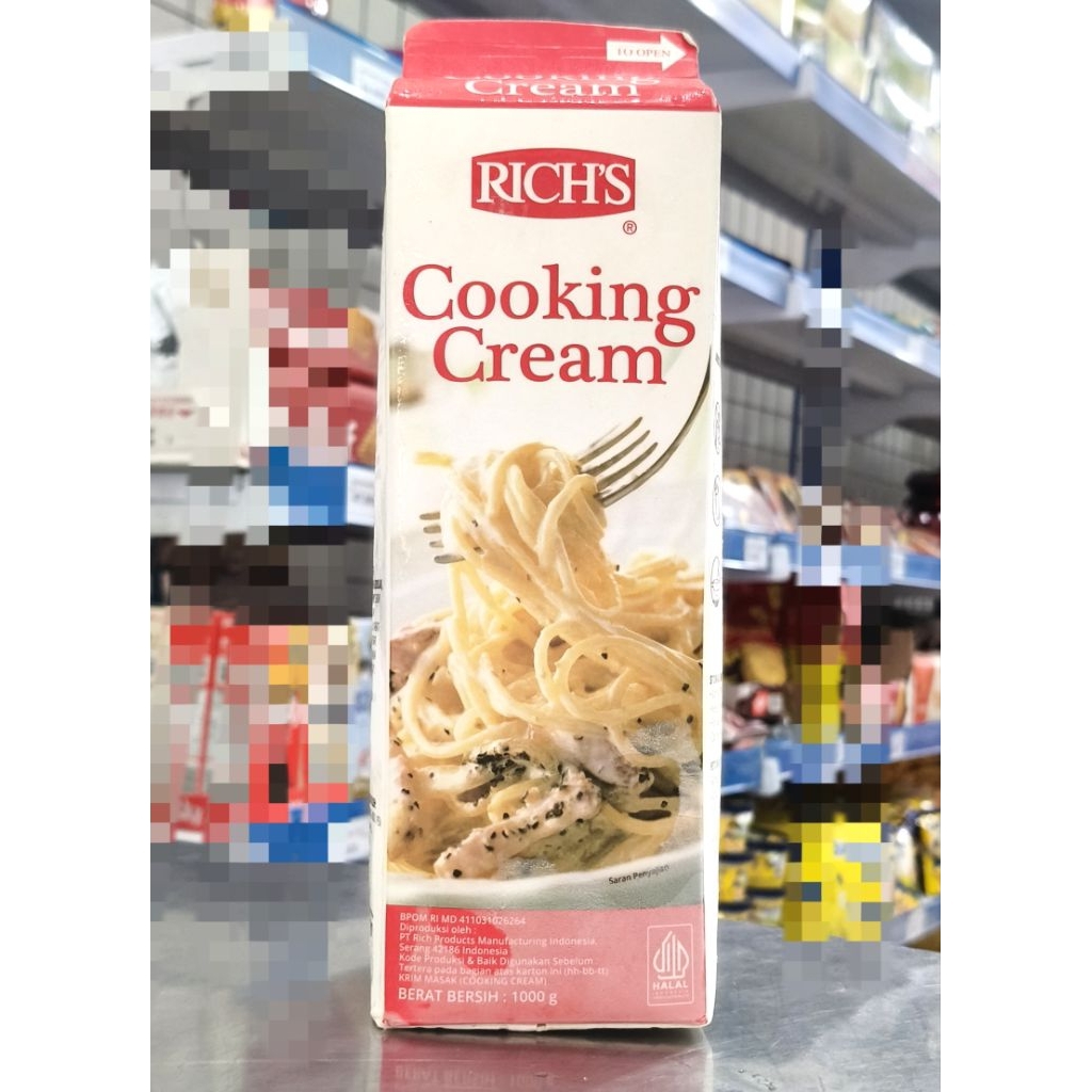 

Rich's Cooking Cream 1kg/Krim Masak/Carbonara Cream/Cooking Cream Rich's