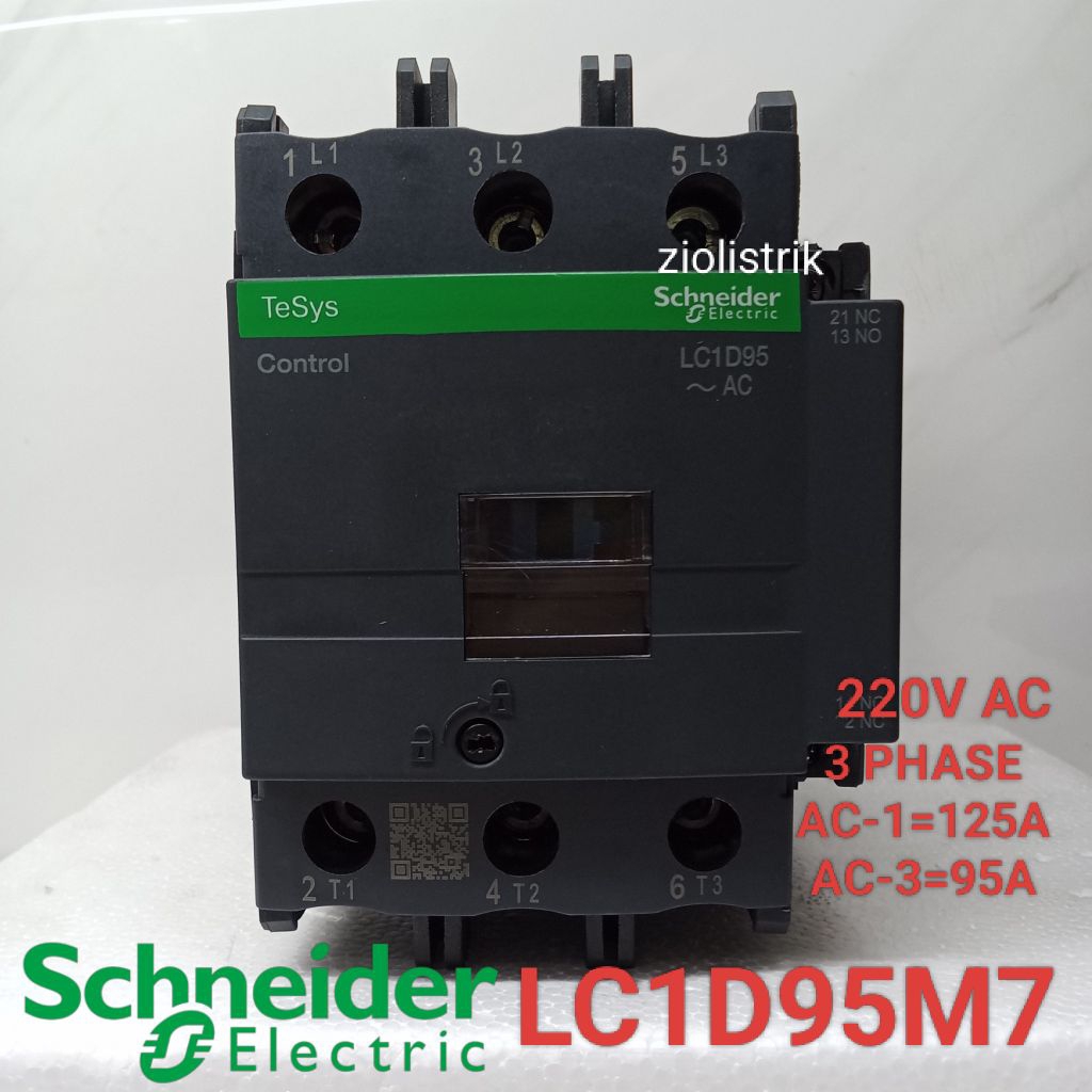 Contactor kontaktor LC1D95M7/LC1D-95M7/LC1D95 M7 220vac 3p original Schneider