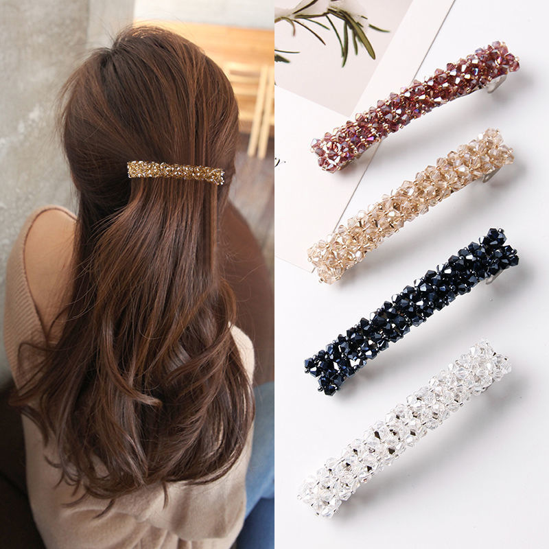 UBe Shop | JR03 Jepit Rambut Kristal Korea Fashion Hairclip Barrette Crystal Mewah