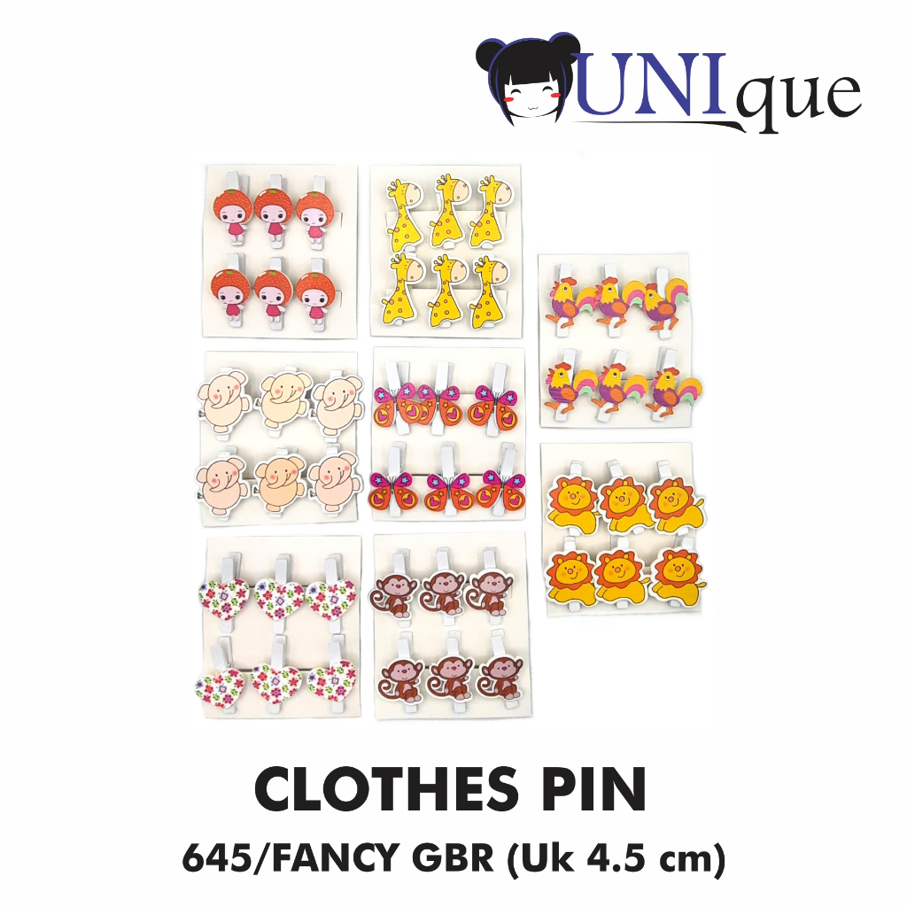 

V-TEC Clothes Pin 645 Fancy GBR 4.5CM