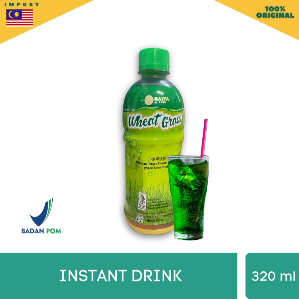 

Kf Wheatgrass Drink (Minuman Dengan rasa Rumput Gandum)