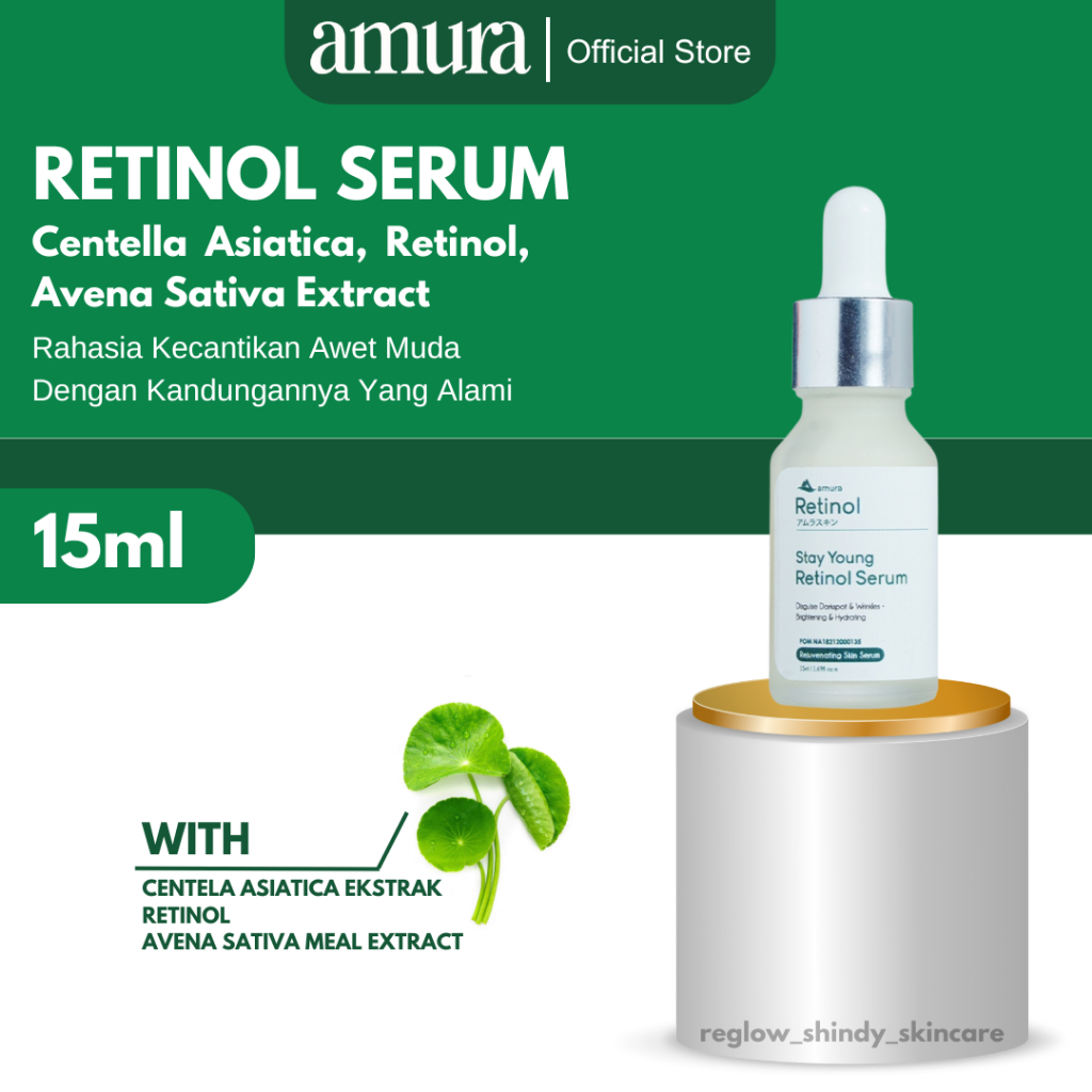 Amura Retinol Serum - Atasi Flek Hitam & Kerutan