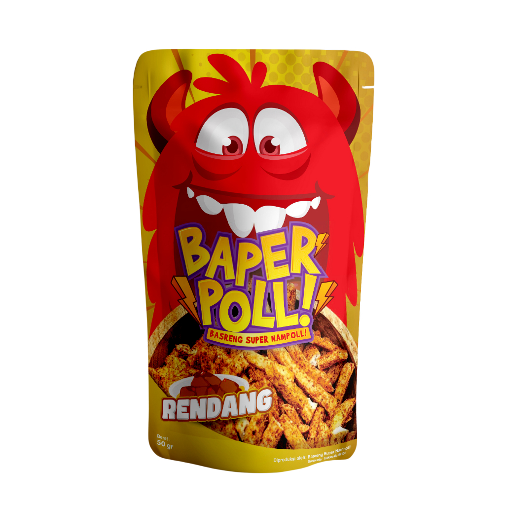 

Baper Poll Keripik Bakso Goreng Basreng 5 Rasa 50gr