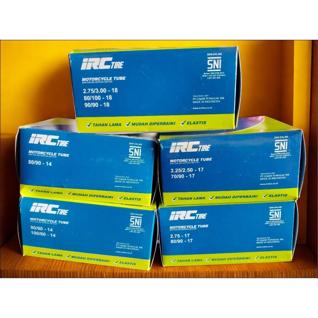 BAN DALAM IRC 80/90-14// BAN DALAM IRC 90/90-14//BAN DALAM IRC 250/17//BAN DALAM IRC 275/17//BAN DAL